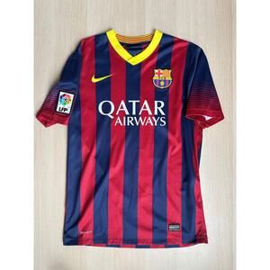 Vintage Nike FC Barcelona Home Kit Men's Small - Authentic